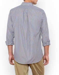 THE BOSTONIANS CAMASA ACORN REGULAR FIT Stripe POPLIN Button-down Regular FIT