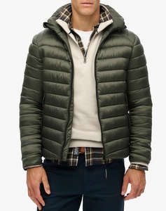 SUPERDRY D3 SDCD HOODED FUJI SPORT PADDED JKT GEACA DE BARBATI