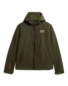 SUPERDRY D2 SDCD HOODED SOFT SHELL TREKKER JKT GEACA DE BARBATI