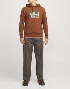 JACK&JONES JORVESTERBRO NEWTON BOXFRONT SWEAT BF LN