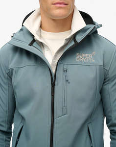 SUPERDRY D2 SDCD HOODED SOFT SHELL TREKKER JKT GEACA DE BARBATI