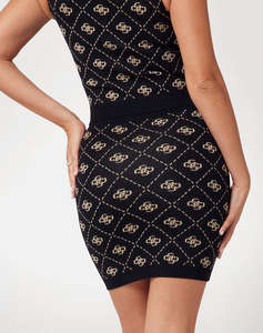 GUESS SARAH 4G SKIRT SWTR FUSTA DE DAMA