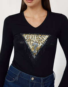 GUESS LS VN TRIANGLE TIGER BLUZA DE DAMA