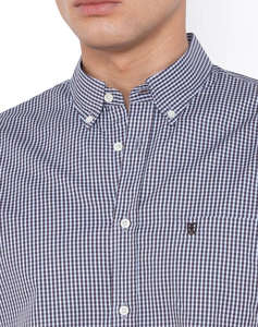 THE BOSTONIANS CAMASA CHESTER POPLINA REGULAR FIT MiniCheck POPLIN Button-down Regular FIT