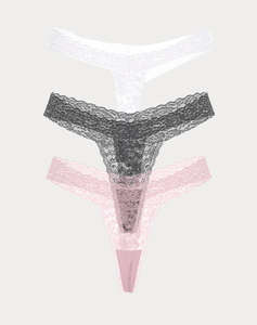 GUESS BASIC LACE THONG LENJERIE INTIMA DE DAMA