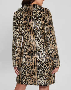 GUESS SOLANGE JACQUARD FAUX FUR JKT GEACA DE DAMA