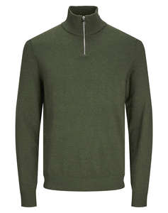 JACK&JONES JJEEMIL KNIT HALF ZIP NOOS