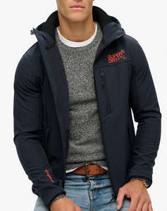 SUPERDRY D2 SDCD HOODED SOFT SHELL TREKKER JKT GEACA DE BARBATI