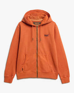 SUPERDRY D2 OVIN ESSENTIAL LOGO WASHED ZIPHOOD HANORAC DE BARBATI