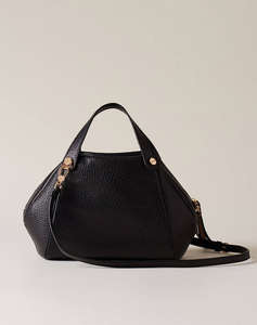 BORBONESE BORBONESE BOWLER BAG LEATHER,PL ITAL.ORIGIN (Dimensiuni: 33 x 23 x 16 cm.)