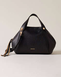 BORBONESE BORBONESE BOWLER BAG LEATHER,PL ITAL.ORIGIN (Dimensiuni: 33 x 23 x 16 cm.)