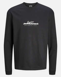 JACK&JONES JCOCHARLIE BRANDING TEE LS CREW NECK