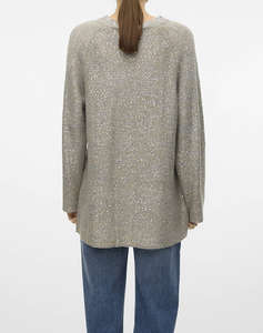 VERO MODA VMLEILANI NEW LS O-NECK LONG PULLOVE REP