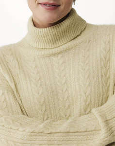 MEXX Cable knit pullover with roll neck