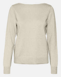 VERO MODA VMHAPPYSHINE LS 2WAY PULLOVER BOO