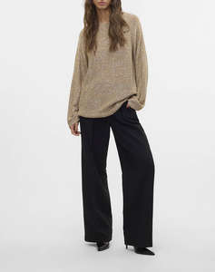 VERO MODA VMLEILANI NEW LS O-NECK LONG PULLOVE REP