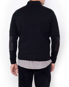 THE BOSTONIANS TRICOTAT DIN BUMBAC HALF-ZIP REGULAR FIT