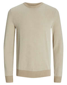 JACK&JONES JJEGLOBE KNIT CREW NECK NOOS