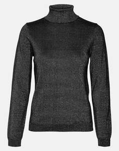 VERO MODA VMHAPPYSHINE LS ROLLNECK PULLOVER BOO