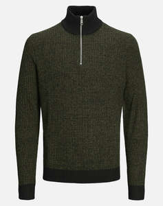 JJREBEL JREBLIAM KNIT HALF ZIP