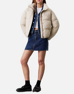 CALVIN KLEIN CHENILLE MONOLOGO PUFFER