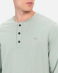 CAMEL T-Shirt Μ.Μ. Henley Basic