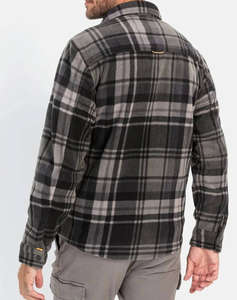 CAMEL CAMASA Overshirt Μ.Μ. Heavy flannel check