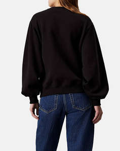 CALVIN KLEIN CHENILLE MONOLOGO CREWNECK