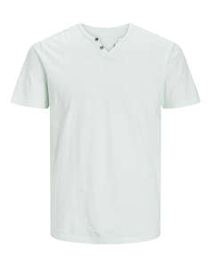 JACK&JONES JJESPLIT NECK TEE