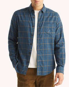 NAUTICA CAMASA MM L/S TWILL PLAID