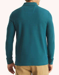 NAUTICA BLUZA POLO MM LS DECK POLO_SUSTAINABLE