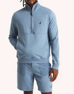 NAUTICA BLUZA/HANORAC MM TERRY 1/2 ZIP W BINDING