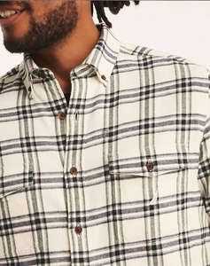 NAUTICA CAMASA MM SUST.L/S FLANNEL PLAID