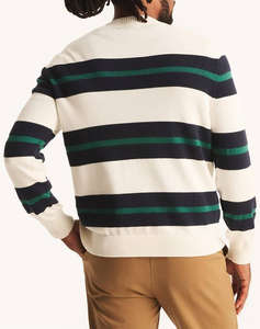 NAUTICA BLUZA TRICOTATA MM STRIPED TEXTURE CREW (9GG)