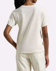 RALPH LAUREN CRMY BR TEE-SHORT SLEEVE-T-SHIRT