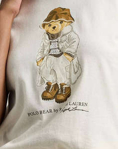 RALPH LAUREN CRMY BR TEE-SHORT SLEEVE-T-SHIRT