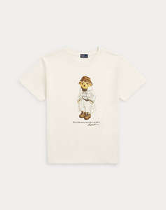 RALPH LAUREN CRMY BR TEE-SHORT SLEEVE-T-SHIRT