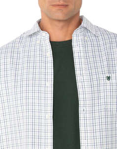 THE BOSTONIANS CAMASA MAVERICK TWILL REGULAR FIT MedCheck TWILL Button-down Regular FIT