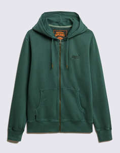 SUPERDRY D2 OVIN ESSENTIAL LOGO WASHED ZIPHOOD HANORAC DE BARBATI