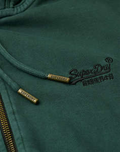 SUPERDRY D2 OVIN ESSENTIAL LOGO WASHED ZIPHOOD HANORAC DE BARBATI