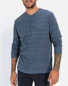 CAMEL T-Shirt M.M. Henley stripes