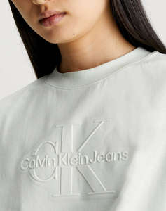 CALVIN KLEIN EMBOSSED MONOLOGO TEE