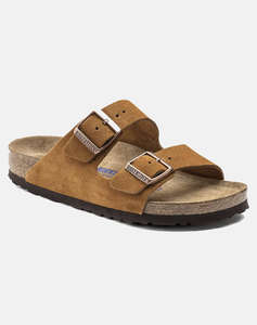 BIRKENSTOCK S25 LEATHER ARIZONA SFB LEVE MINK 35 - 46 NARROW CORE ESSENTIAL INCALTAMINTE UNISEX