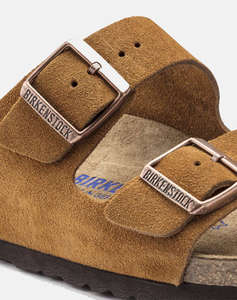 BIRKENSTOCK S25 LEATHER ARIZONA SFB LEVE MINK 35 - 46 NARROW CORE ESSENTIAL INCALTAMINTE UNISEX