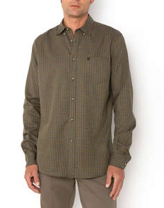 THE BOSTONIANS CAMASA MAVERICK TWILL REGULAR FIT MedCheck TWILL Button-down Regular FIT