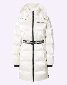 KARL LAGERFELD KLJ LONG BELTED PUFFER