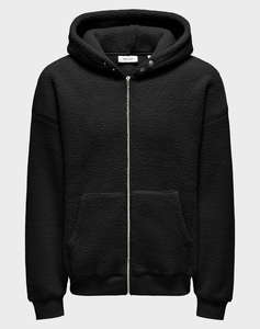 ONLY&SONS ONSBELLAMY VINTAGE FULL ZIP HOODIE SWEAT