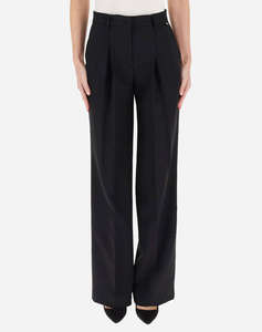 LIU JO BLACK CF4C30 ECS PANT.PALAZZO PANTALONI DE DAMA