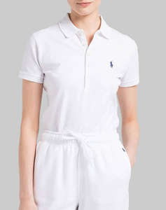 RALPH LAUREN JULIE POLO-SLIM-SHORT SLEEVE-POLO SHIRT