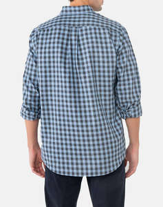 THE BOSTONIANS CAMASA MAVERICK TWILL REGULAR FIT MedCheck TWILL Button-down Regular FIT